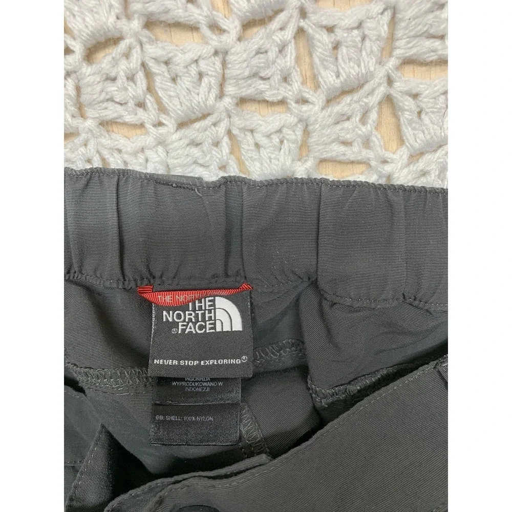 North Face Pants Mens Sz‎ XL Gray Convertible Zip Off Hiking Outdoor Stretch